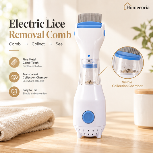 Electric Lice Comb – Gentle Scalp &amp; Lice Removal Comb