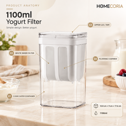 Yogurt Filter – Homemade Yogurt &amp; Cheese Strainer