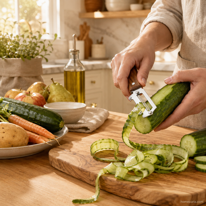 2-in-1 Stainless Steel Vegetable Peeler with Integrated Bottle Opener