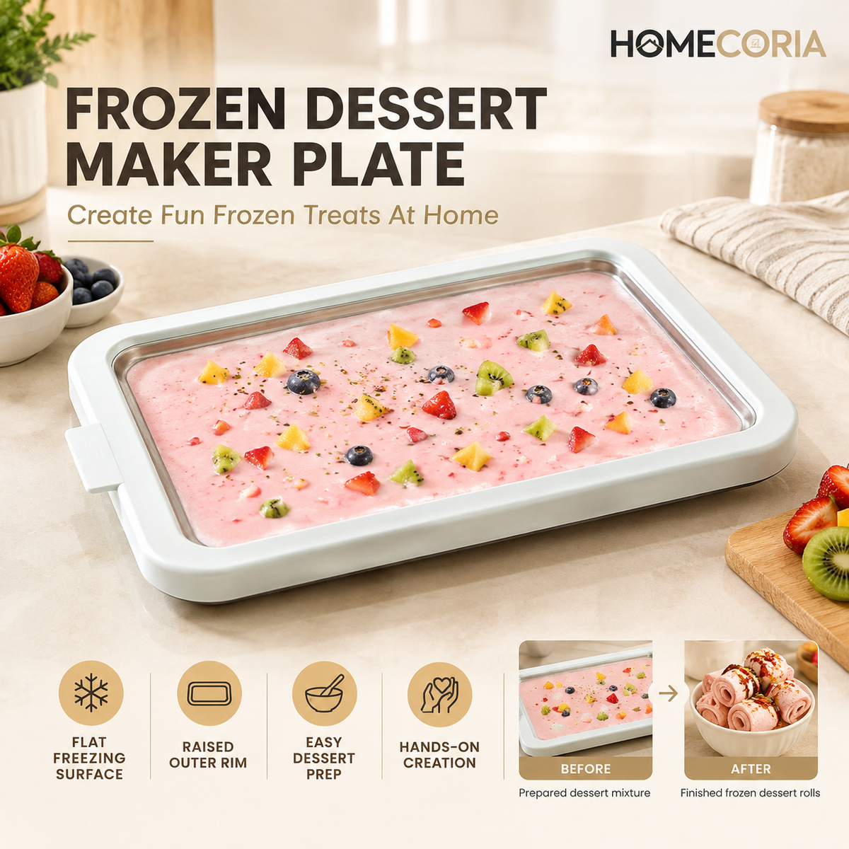 Frozen Dessert Maker Plate