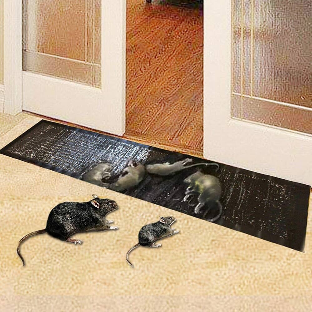 Sticky Mouse Trap Glue Sheet, Extra Large Glue Traps for Mice and Rodents (47.2" x 11")