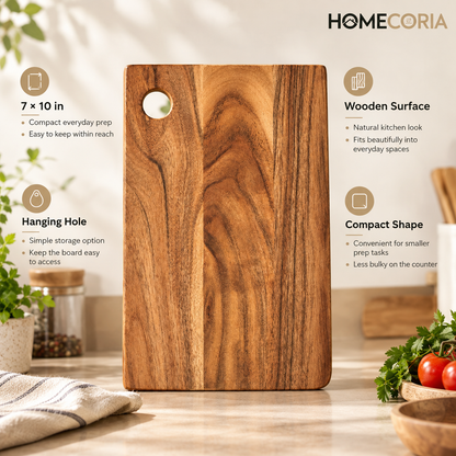 Premium Wooden Chopping Board – Natural Wood Kitchen Cutting Board