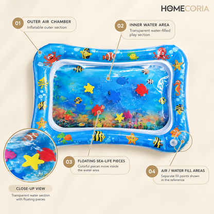 Baby Water Tummy Time Play Mat