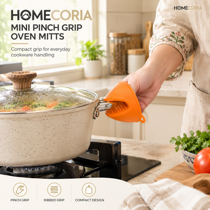 Silicone Mini Oven Mitt & Pot Handle Holder – Heat Resistant Kitchen Grip