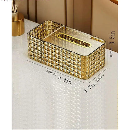 Luxury Diamond Pattern Tissue Box
