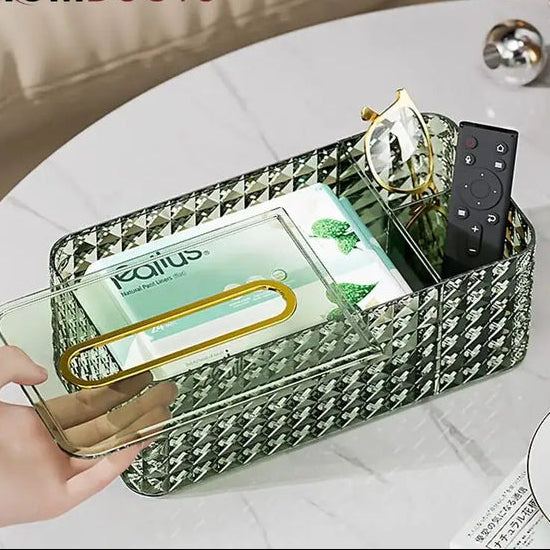 Luxury Diamond Pattern Tissue Box