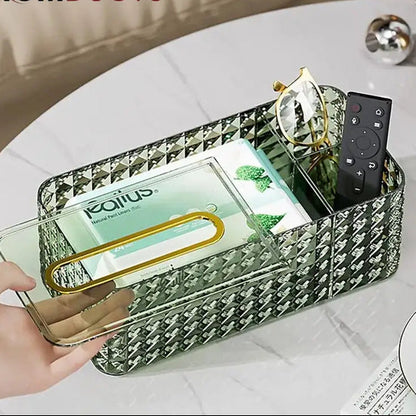 Luxury Diamond Pattern Tissue Box