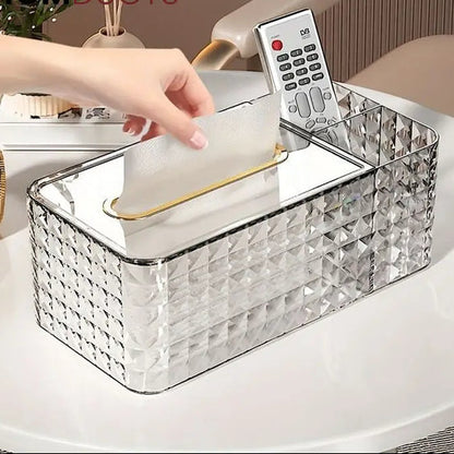Luxury Diamond Pattern Tissue Box