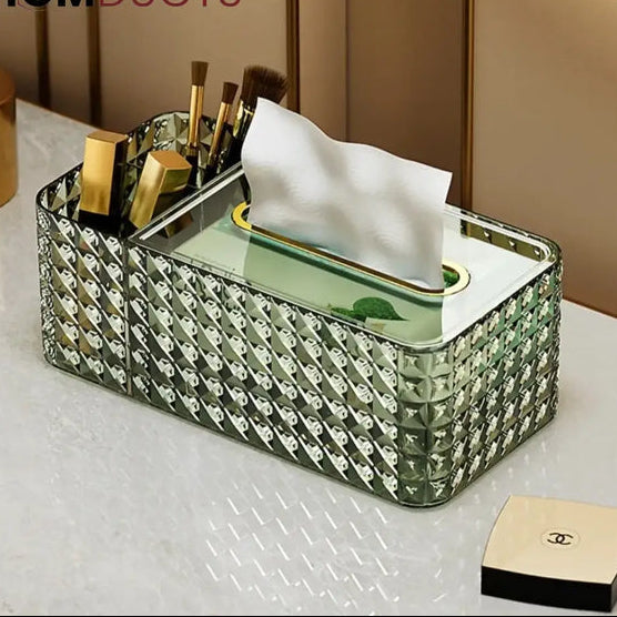 Luxury Diamond Pattern Tissue Box