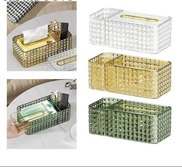Luxury Diamond Pattern Tissue Box