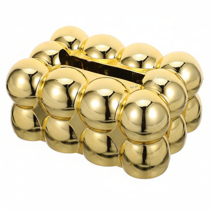Luxury Golden Bubble Tissue Box