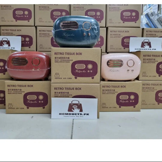 Radio Style Tissue Box