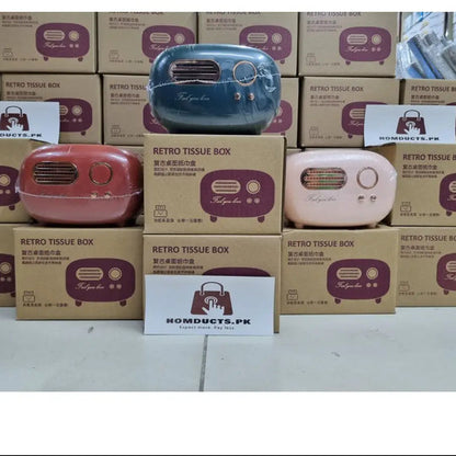 Radio Style Tissue Box