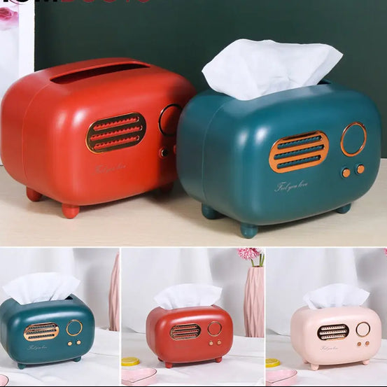 Radio Style Tissue Box
