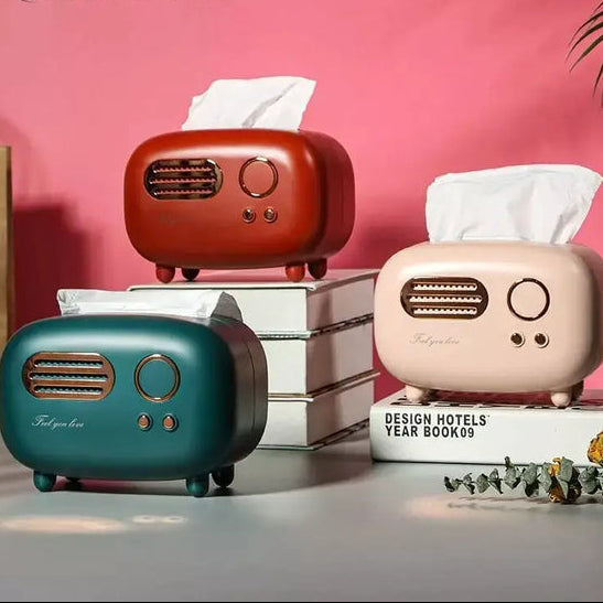 Radio Style Tissue Box
