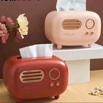 Radio Style Tissue Box