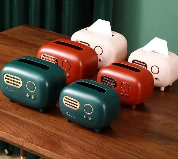 Radio Style Tissue Box