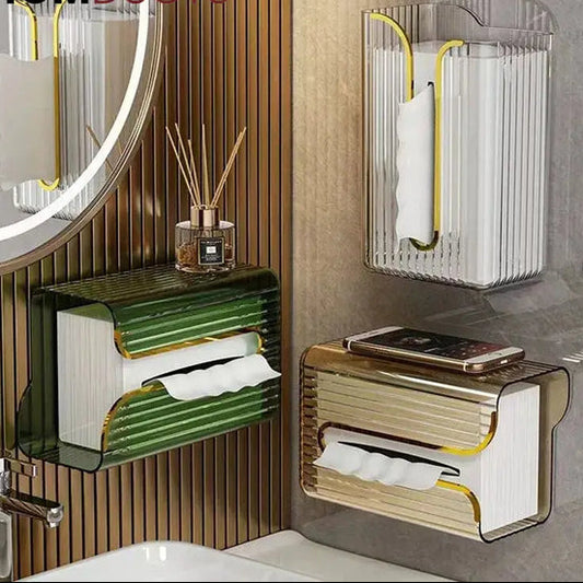Wall Mounted Transparent Tissue box